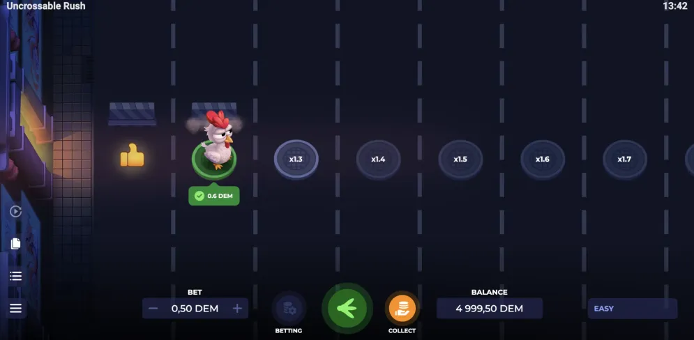 Uncrossable Rush